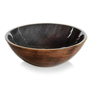 Ensaladera de madera de acacia para frutas Plato de ensaladera más vendido Tamaño personalizado Hecho EN LA India - Product Image 2