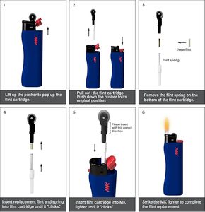 Funda para Encendedor MK con Logo Personalizado, Encendedor de Pedernal a Gas Butano, Accesorios para Fumar, Otros Encendedores - Product Image 4