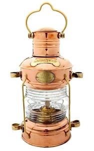 ตะเกียงน้ำมันก๊าดทองแดงทำจากวัสดุโบราณใช้กลางแจ้งหรือตะเกียงเรือทำจากวัสดุที่ทนทาน - Product Image 5