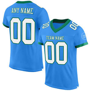 Camiseta de Fútbol Americano Unisex, Cómoda, Duradera, Talla Grande, Atlética, Corta, Personalizada, Bordada, Sublimada, 100% - Product Image 6