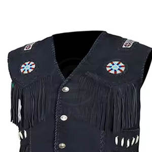 Chaleco de Cuero Vaquero para Hombre, Precio Razonable, Material Duradero, Transpirable, de la Mejor Calidad, Gran Venta - Product Image 3