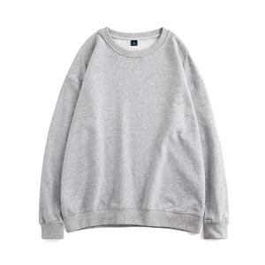 Dear-Lover Vente en gros Sweat-shirt oversize à col rond côtelé uni de haute qualité personnalisable pour femme - Product Image 5