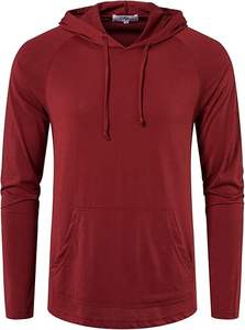 Sudaderas Casuales de Invierno para Hombre, Color Sólido, 100% Algodón, Felpa Ecológica, Corte Regular - Product Image 2