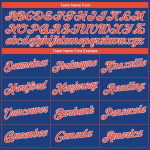 Camiseta de baloncesto de retroceso auténtica naranja-blanca real personalizada camiseta de baloncesto americana cosida de equipo personalizada - Product Image 3