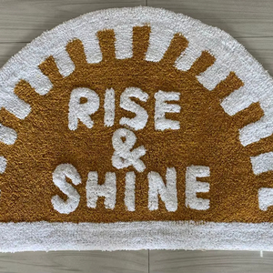 Venta caliente Alfombra de baño Alfombra 100% Algodón puro Alfombras de baño Súper suaves Felpa y absorbente Alfombras de paso reversibles completas con mechones a mano - Product Image 1