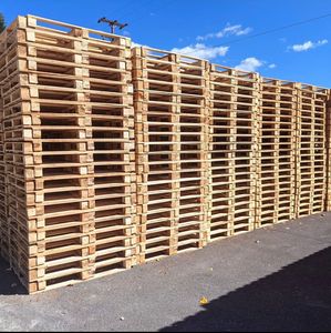 Industry Wood Pallet Model 82642 Single Faced 4-Way Entry 2.0T Dynamic Load 17kg for Warehouse Use - Product Image 4