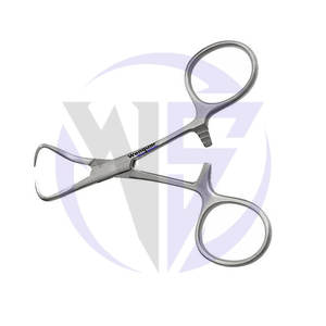 Pince Backhaus serviette pince 3 1/2 "léger et Durable allemand chirurgical en acier inoxydable réutilisable pince chirurgicale à maintien sécurisé - Product Image 1