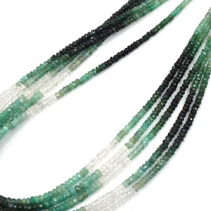 Perles rondelles à facettes ombrées de 3mm faites à la main pierre zambienne naturelle de haute qualité bijoux personnalisés cadeaux certifiés tiers - Product Image 4