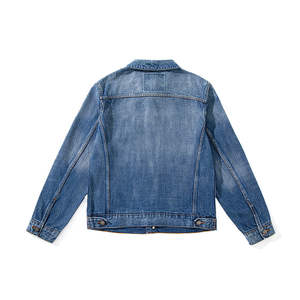 Veste en jean d'hiver pour homme de haute qualité, imperméable, style hip-hop, fermeture éclair sur le devant, boutons personnalisables - Product Image 2