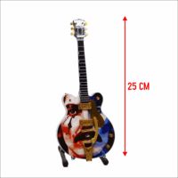 GUITARE MINIATURE EXCLUSIVE LES BEATLES 10 POUCES INCLUENT LA GUITARE POUR LA MUSIQUE DE DÉCORATION