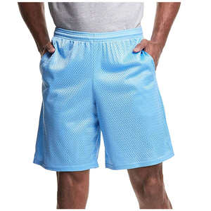 Shorts de sport en toile pour hommes, taille élastique, haute qualité, personnalisables, couleur unie, séchage rapide, respirants, écologiques - Product Image 4