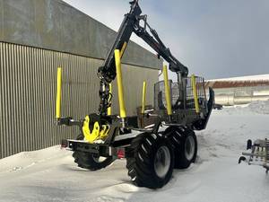 Remolque Forestal PALMS U12 con Capacidad de Carga de 12,000 kg, Unibody, 6.21 m de Longitud, Área de Carga de 2.75 m², Compatible con Grúa de 120 kNm - Product Image 4