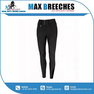 กางเกงขี่ม้าผ้านิ่มสำหรับผู้หญิงกำหนดโลโก้เองใหม่เสื้อขี่ม้าผ้าเดนิมผ้าไนลอนพิมพ์ลายซิลิโคนผลิตภัณฑ์ม้าแฟนซี - Product Image 2