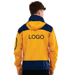 Chaqueta Cortavientos Impermeable Personalizada para Hombre, Chaqueta Cortavientos con Capucha, Transpirable, Ligera, Ideal para Actividades al Aire Libre - Product Image 2