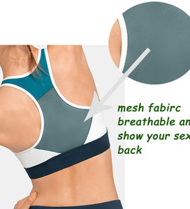 Logo personnalisé femmes confortable haut de yoga soutien-gorge de sport Fitness vêtements de sport soutien-gorge de sport Sexy vêtements de fitness - Product Image 3