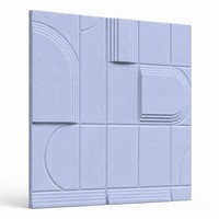 Panneau acoustique 3D à rainures, panneau acoustique en feutre PET absorbant le son, panneau acoustique en fibre de polyester, feutre acoustique Kusdesign