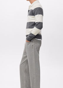 Trendy Fashion Sweaters Long Sleeve Button Sweater Long Collar Customized Sweaters High Quality Sweaters Turn Down Collar - Product Image 5