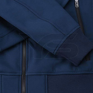 Veste Softshell pour homme de qualité supérieure, fabriquée en usine, imperméable, à capuche, respirante, séchage rapide, légère, personnalisée - Product Image 6