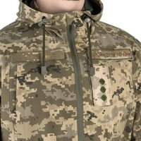 Veste coupe-vent à capuche pour homme - Imperméable, coupe-vent, respirante, tricotée en spandex/nylon, camouflage VENTUS CAMO P1G