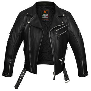 Nueva chaqueta de moto de cuero genuino Real 100%, chaquetas con logotipo personalizado para motocicleta y carreras de automóviles - Product Image 4