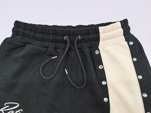 กางเกงวอร์มประดับเพชรเทียม ขายส่ง คุณภาพสูง พรีเมียม รับผลิตแบบ OEM บริการสกรีนโลโก้ ขายดี - Product Image 3