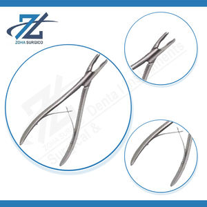 Rongeur para Huesos y Articulaciones, 190 mm de Largo, Curvo, Mordida de 4 mm, Instrumentos Quirúrgicos Manuales de Acero Inoxidable, Fabricante en Pakistán, Certificado CE - Product Image 4