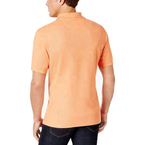 Polo de negocios informal de verano para hombre, camisetas de manga corta de lona ecológicas de color sólido con botones, cuello vuelto, ajuste Regular - Product Image 2