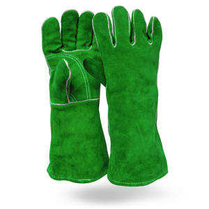 Gants de soudage en cuir de vachette fendu pour le hockey, résistants à l'abrasion, protection des mains, gants de grillades, de barbecue et de soudeurs - Product Image 6
