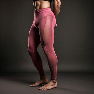 Leggings en maille transparente pour hommes pantalon de nuit confortable transparent sexy pour hommes collants en maille transparente Leggings pour hommes - Product Image 2