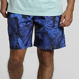 Shorts décontractés pour hommes, personnalisables, de qualité supérieure, 100 % coton, respirants, à séchage rapide, par sublimation, motif uni – Vente chaude - Product Image 4