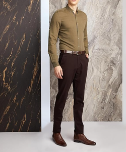 Factory Price Hot Sale Men's Lightweight Cotton <b>Trousers</b> 100% Knitted Fabric with Custom Logo Design for <b>Summer</b> Winter Season - Product Image 3