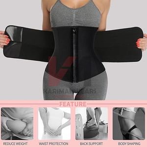 Neoprene Sweat Waist Trainer Belt <b>Women</b> Men Body Shaper <b>Girdle</b> Tummy Control Slimming Fitness Belt Weight Loss Postpartum - Product Image 6