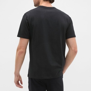 Nueva llegada, camisetas al por mayor de alta calidad, diseño impreso, 100% algodón, camisetas con logotipo personalizado, camisetas negras para hombre - Product Image 2