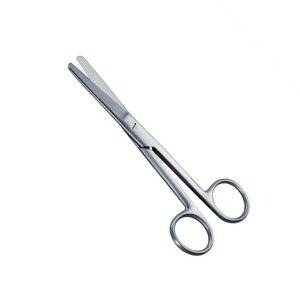 Ciseaux chirurgicaux manuels à bord arrondi, finition mate, en acier inoxydable, utilisés dans les salles d'opération. - Product Image 5