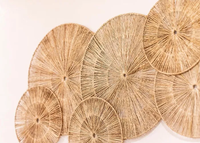 Prix d'usine ! !! Ensemble de 5 tentures murales en jute tissées à la main pour la chambre à coucher, le salon, la décoration moderne de la maison
