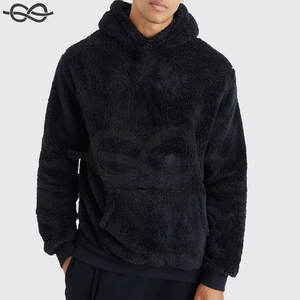 Sudaderas cálidas y esponjosas para hombre, suéter con capucha de terciopelo de doble cara, suéter de lana de cordero de invierno, sudaderas informales - Product Image 5