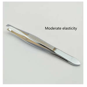 Pinces à épiler en gros, pinces à épiler japonaises en acier inoxydable, pinces à épiler durables à prise fine, pinces à épiler en carton - Product Image 4