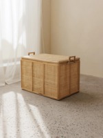 Boîte de rangement en rotin de luxe, boîte de rangement artisanale, écologique, naturelle, décoration intérieure et extérieure, vente en gros du Vietnam
