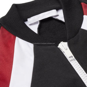 Venta caliente personalizado de los hombres de béisbol de satén equipo deportivo College Starter Rider Bomber chaqueta en chaqueta de lona para los hombres patchwork - Product Image 6