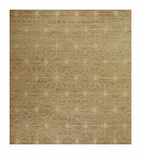 พรมสำหรับห้องนั่งเล่นการออกแบบที่ทันสมัยพรมถักมือขนสัตว์และผ้าไหม - Product Image 2