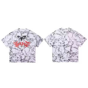 เสื้อยืดพิมพ์ลาย DTF สำหรับผู้ชายคุณภาพสูงเสื้อยืดผ้าฝ้ายแขนสั้นผ้าคอตตอนแห้งเร็วสวมใส่สบายสำหรับแฟชั่นและทุกวัน - Product Image 1