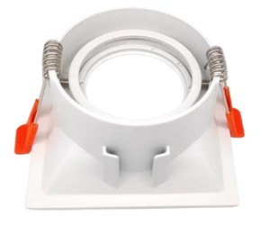 Bordo inclinabile quadrato bianco GU10 incluso (F-Bright 2803059) - Product Image 2