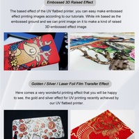 Imprimante à plat UV Bheng 4060 A2 40x60cm CMYK Blanc Vernis Encre Automatique pour Étiquettes, Cartes et Cuir