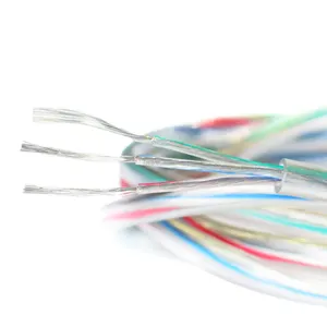 SZADP RVV 300 V Strom-Stromkabel 18 AWG durchsichtig neu aus PVC 105 Grad