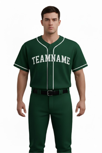 ชุดยูนิฟอร์มเบสบอลมืออาชีพ เสื้อเจอร์ซีย์ กางเกง ชุดกีฬา ระบายอากาศ แห้งเร็ว 100% โพลีเอสเตอร์ สำหรับทีมเบสบอล/ซอฟต์บอล - Product Image 6