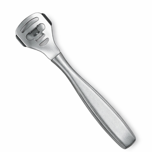 Removedor de Callos de Acero Inoxidable de Primera Calidad, Lima de Pedicura de Doble Cara, Raspador de Pies con Mango Ergonómico, MANAN INSTRUMENTS - Product Image 1