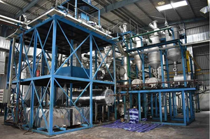 Meilleure qualité 10 tonnes déchets pneu pyrolyse usine haute efficacité déchets pneu à huile pyrolyse Machine exportation prête de l'Inde - Product Image 5