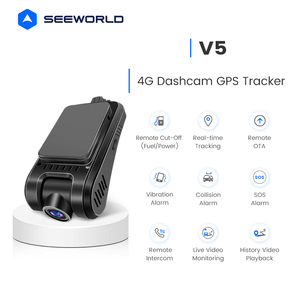 SEEWORLD-patinete eléctrico V5, scooter/bicicleta/Motor de seguimiento en parachoques delantero con plataforma, barato, precio al por mayor, 1080P, vídeo HD en vivo, 4G