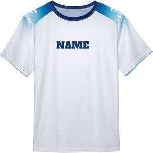 Conjunto de uniforme de fútbol transpirable con sublimación de nombre personalizado 100% poliéster camiseta de fútbol para adultos hombres Top Francia 1 Uds ropa deportiva - Product Image 1