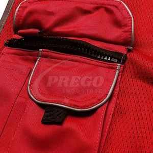 เสื้อกั๊กนิรภัยอเนกประสงค์แบบกำหนดเอง ผ้าฝ้ายระบายอากาศได้ดี ผลิตจากโรงงาน พร้อมโลโก้สะท้อนแสง กันน้ำ ไซส์ใหญ่พิเศษ - Product Image 2